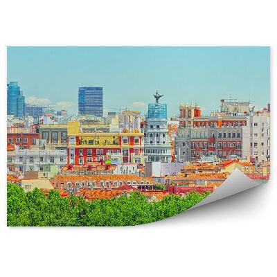 Fototapeta Madrid Španielsko Farebné Hlavné Mesto