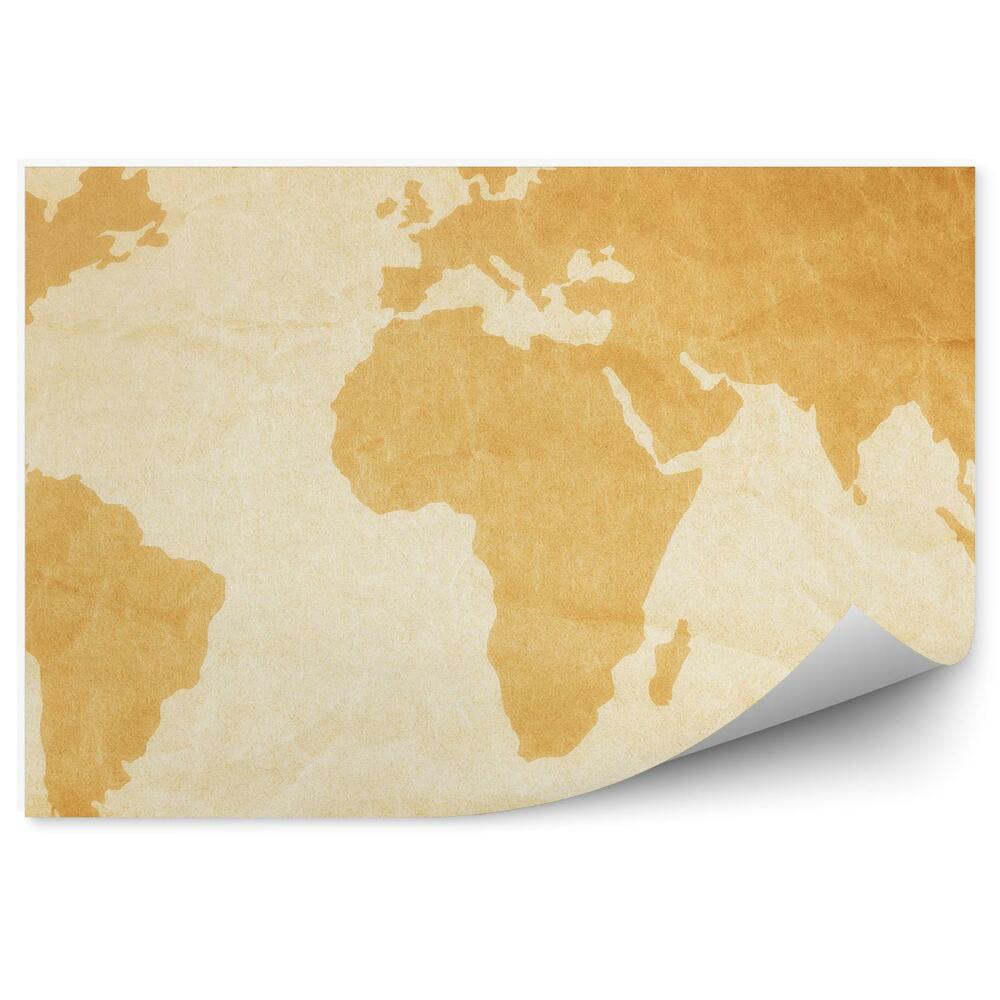 Fototapeta na stenu Retro mapa sveta