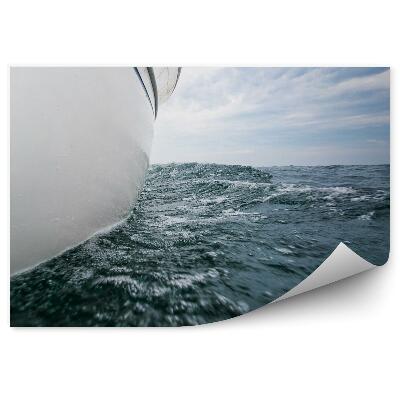 Fototapeta na stenu Detail Plachetnice Vlny Morská Voda