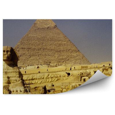 Fototapeta na stenu Cestovný ruch ľudia cestujú pyramídy