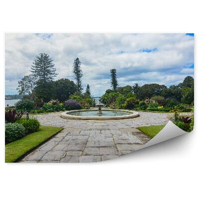 Fototapeta na stenu Záhrady rastliny kríky stromy fontána