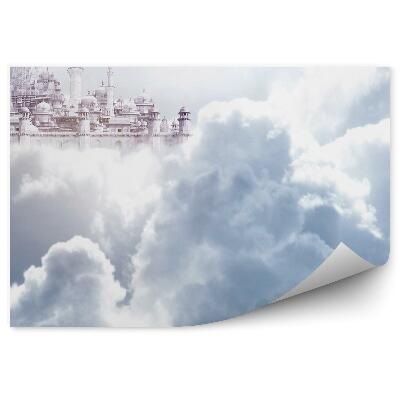 Fototapeta Abstraktné lietajúce nebo medzi búrkovými mrakmi