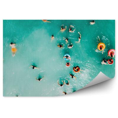 Fototapeta Oceán Voda Ľudia Pohľad Z Vtáčej Perspektívy