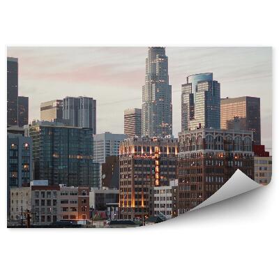 Fototapeta na stenu Mrakodrapy obloha svetlá pohľad Los Angeles