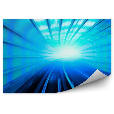 Fototapeta na stenu Zelenomodrý tunel