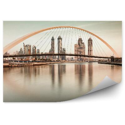 Fototapeta na stenu Mrakodrapy mosty chodníky dubaj