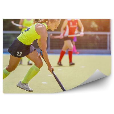 Fototapeta na stenu Hokejistka