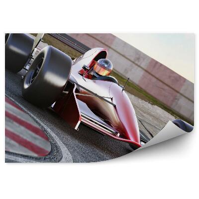 Fototapeta Avto formule 1 rdeča dirkalna steza