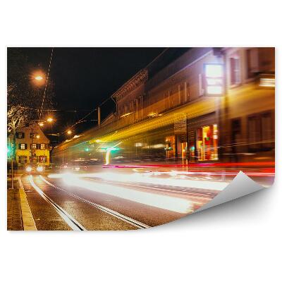 Fototapeta na stenu Ľahká Doprava Budovy Mesto