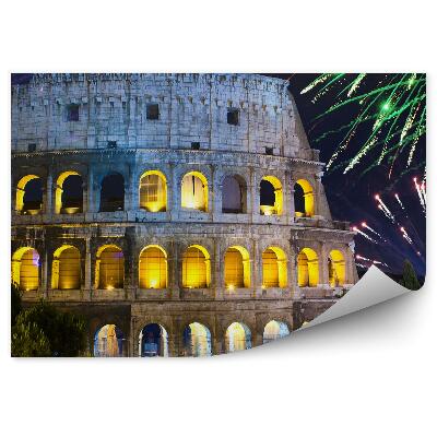 Fototapeta Architektúra Silvestrovský Ohňostroj Taliansko