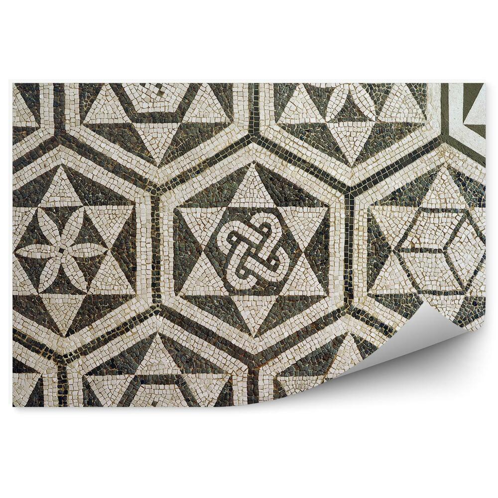 Fototapeta Mozaika v tvare kocky geometrický vzor