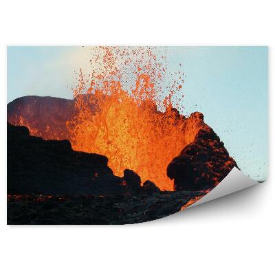 Fototapeta na stenu Sopka tungurahua láva obloha