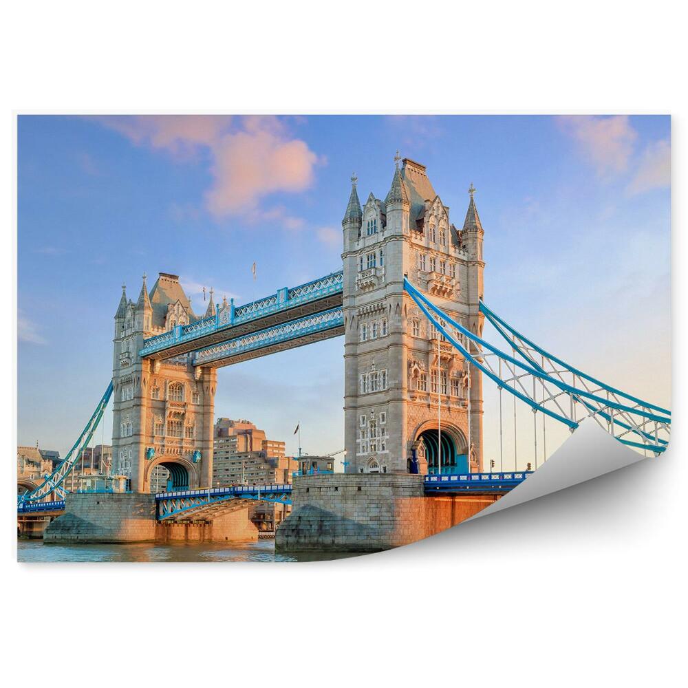Fototapeta Tower Bridge tamiza obloha mraky budovy Londýn