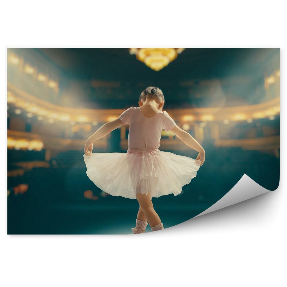 Fototapeta na stenu Dievčatko Baletka Tanečnica Scéna