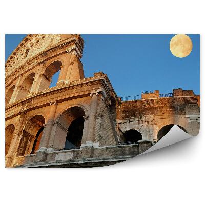 Fototapeta Architektúra súmrak mesiac budova