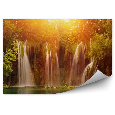 Fototapeta Vodopády v národnom parku Chorvátsko