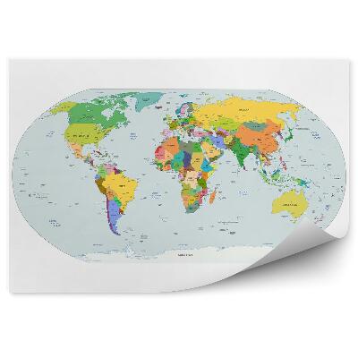 Fototapeta Politická mapa sveta