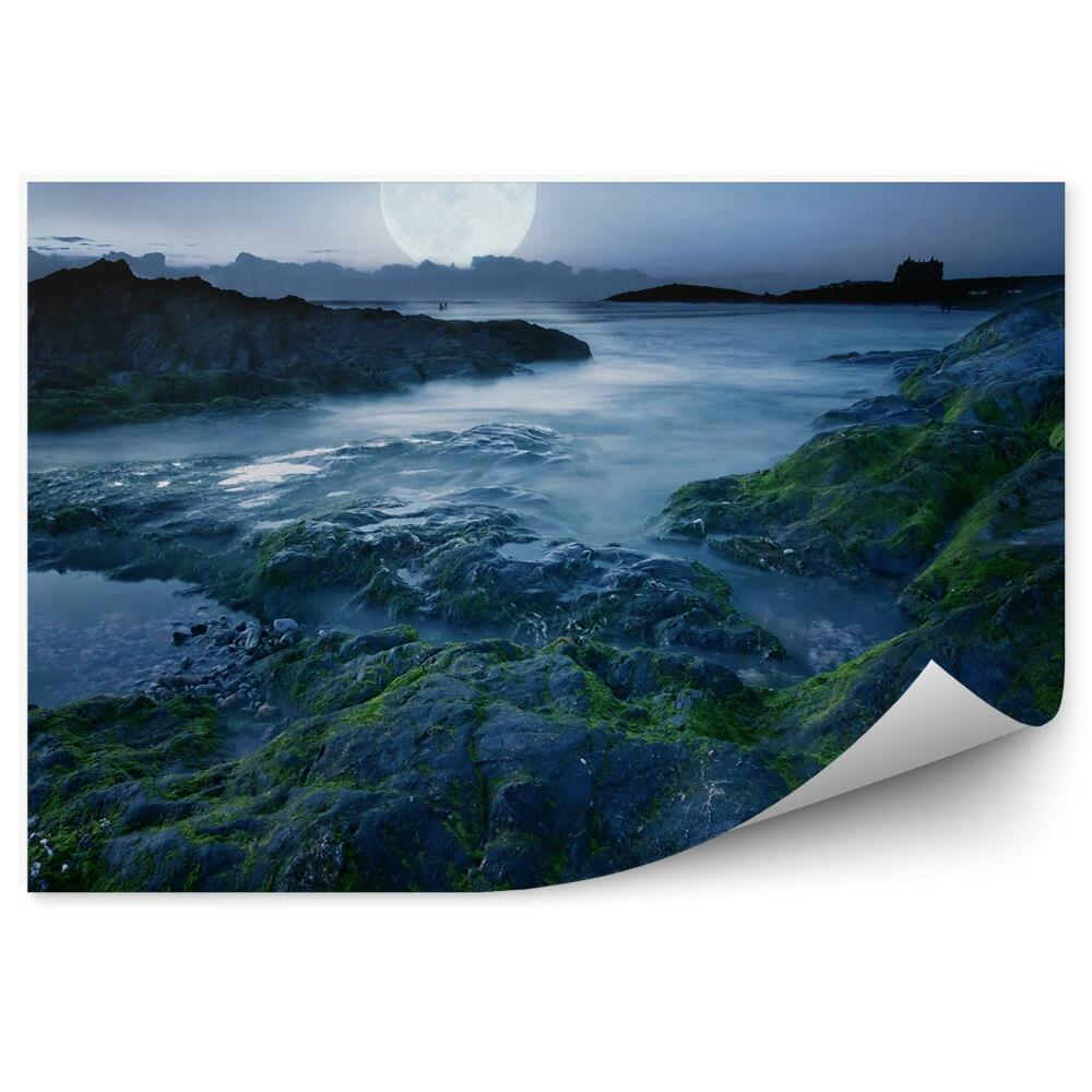 Fototapeta Skaly More Obloha Hviezdy Mraky