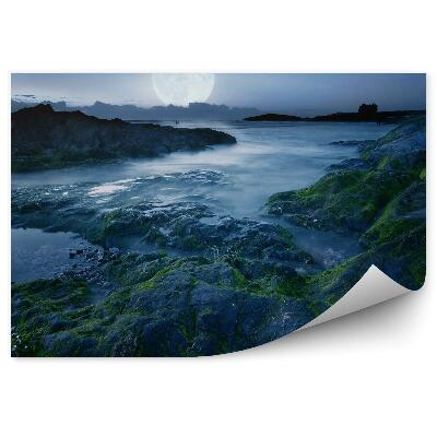 Fototapeta Skaly More Obloha Hviezdy Mraky