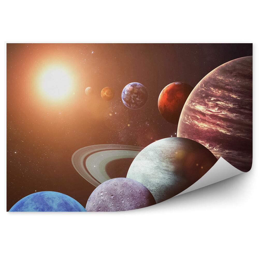 Fototapeta Planéty Slnko Hviezdy Hviezdy Slnečná Sústava