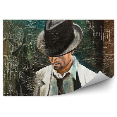 Fototapeta Portrét Muža S Cigaretou