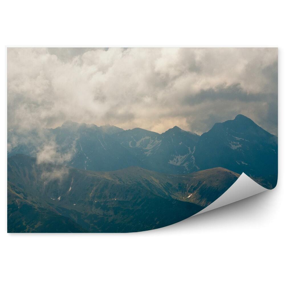 Fototapeta na stenu Hory zelené oblaky tatra