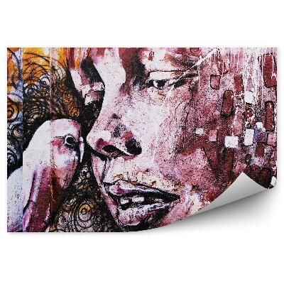 Fototapeta Papagájová tvár vlna nástenná maľba