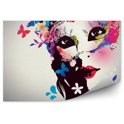 Fototapeta Dievča S Maskou