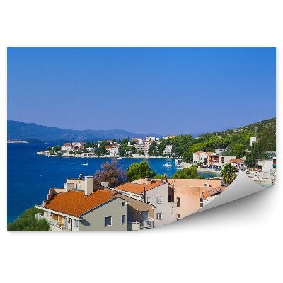 Fototapeta na stenu Mesto Voda Vegetácia Ostrovy Domy