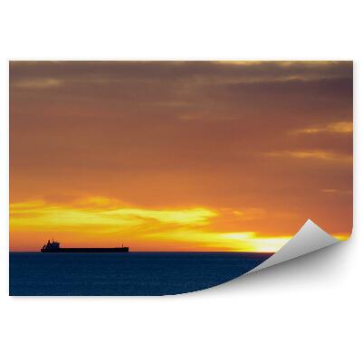 Fototapeta Loď More Západ Slnka Oceán