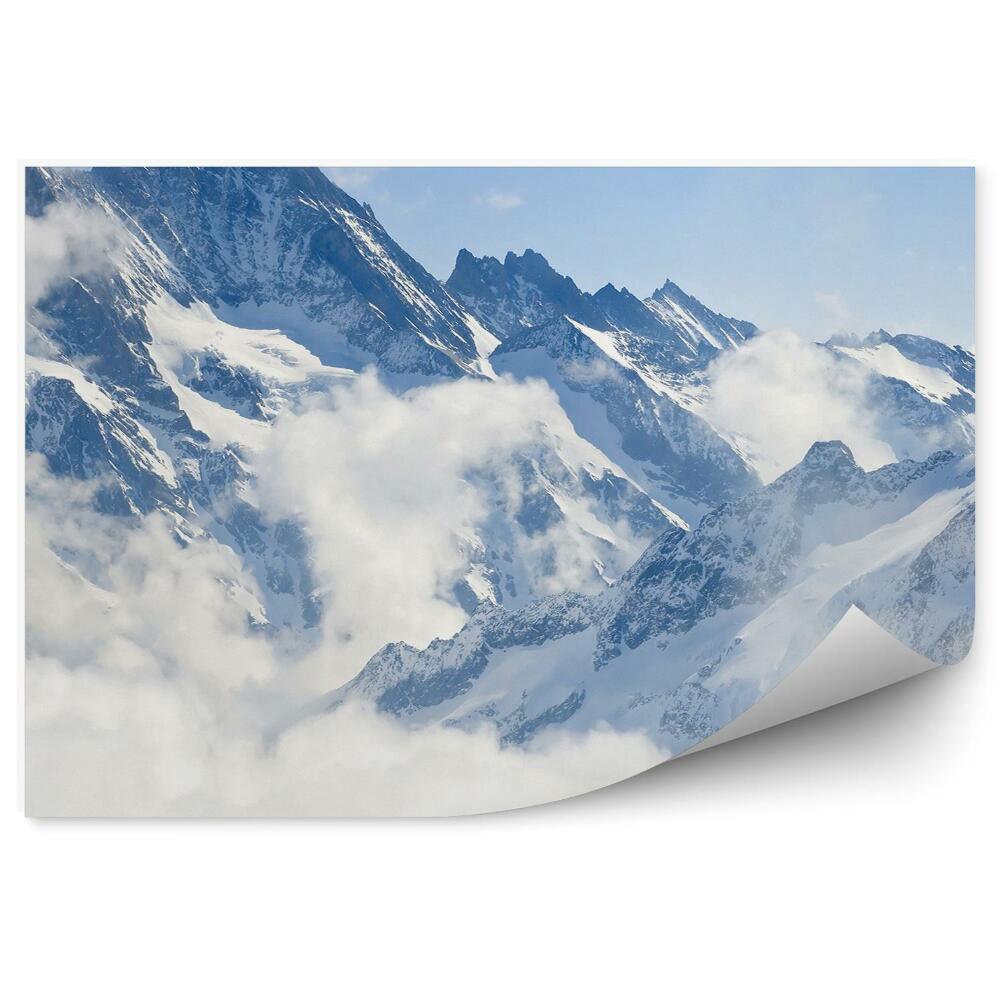 Fototapeta Alpy horská krajina sneh zima