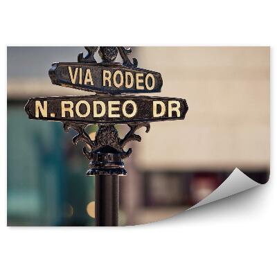 Fototapeta Značka Ulice Mesta