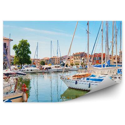 Fototapeta na stenu Lode Vodné Farby Mestský Cestovný Ruch