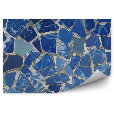 Fototapeta na stenu Modrá mozaika gaudi