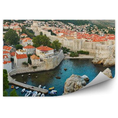 Fototapeta Záliv Prístav Lode Skaly Mesto