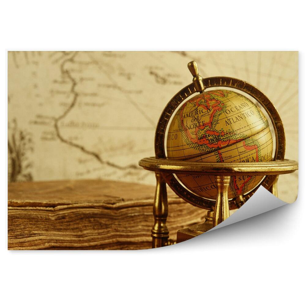 Detská fototapeta Mapa glóbus kniha