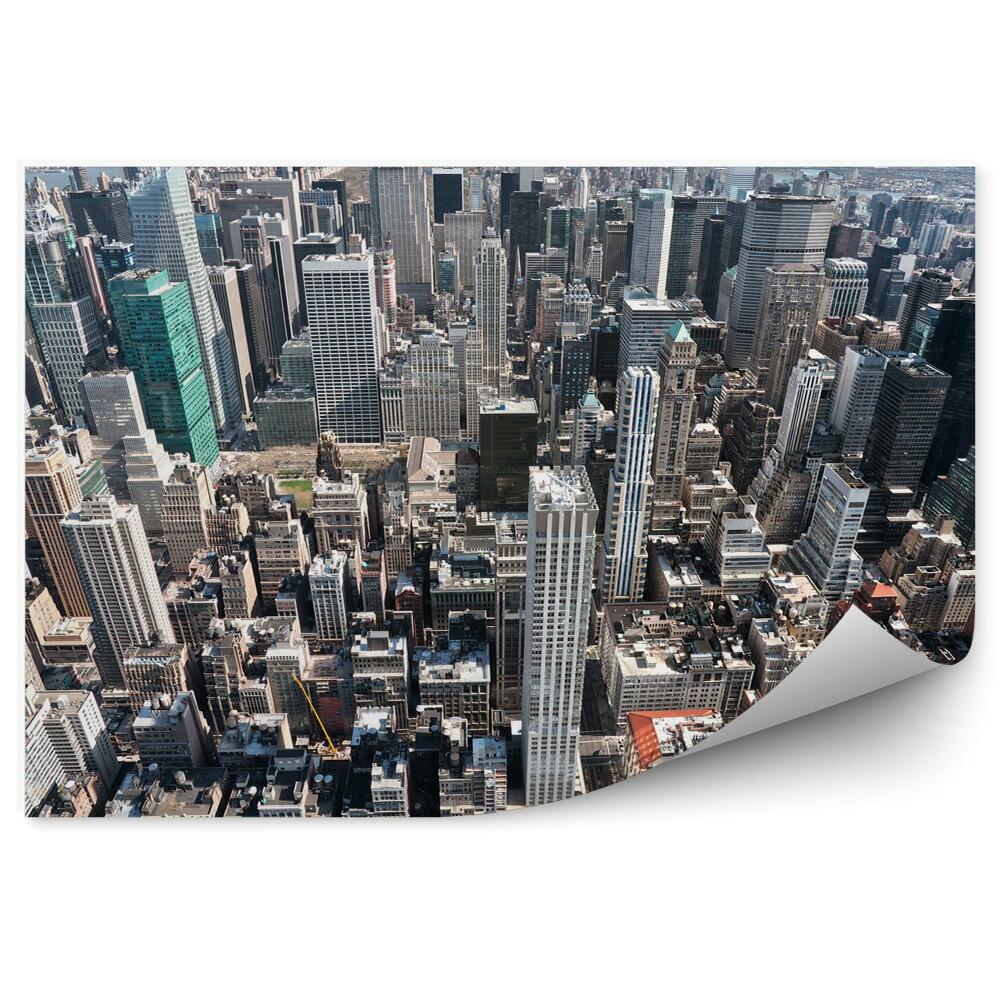 Fototapeta Pohľad z vtáčej perspektívy Manhattan New York