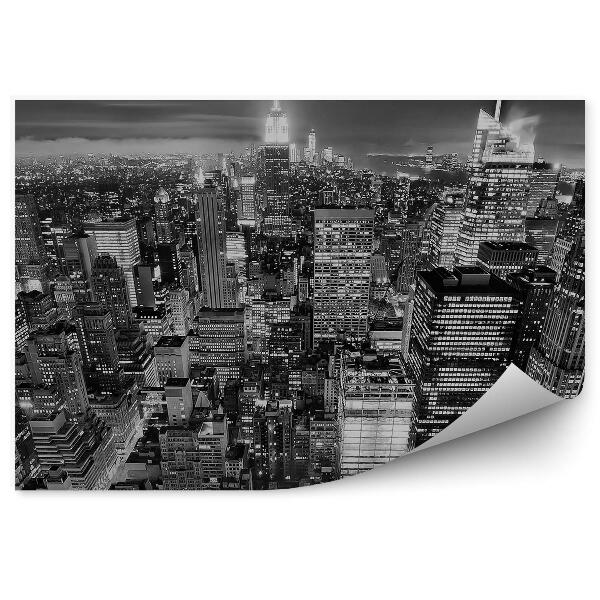 Fototapeta na stenu Čiernobiele ulice Manhattanu New York