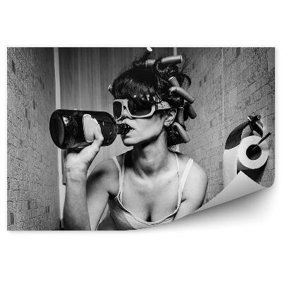 Fototapeta na stenu Dievča Žena Alkohol