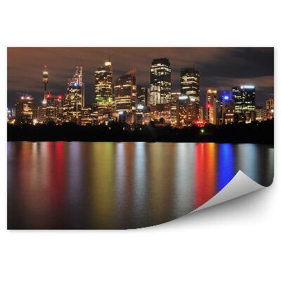 Fototapeta na stenu Austrália sydney nočné svetlá budovy