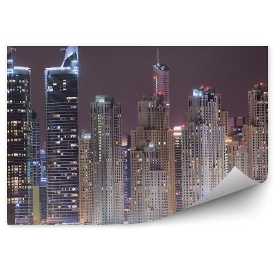 Fototapeta na stenu Budovy Architektúra Svetlá Mesta Noc