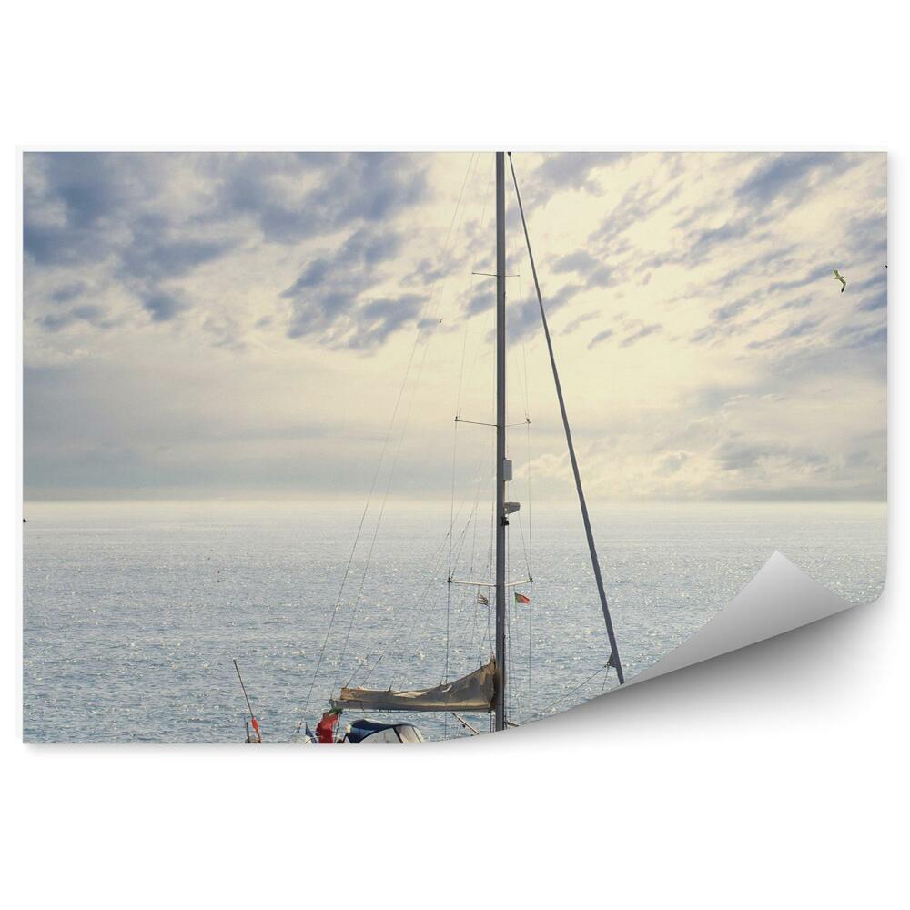 Fototapeta na stenu Modrá Voda Jachta Maják Obloha