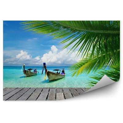 Fototapeta na stenu Mólo s výhľadom na tropické more