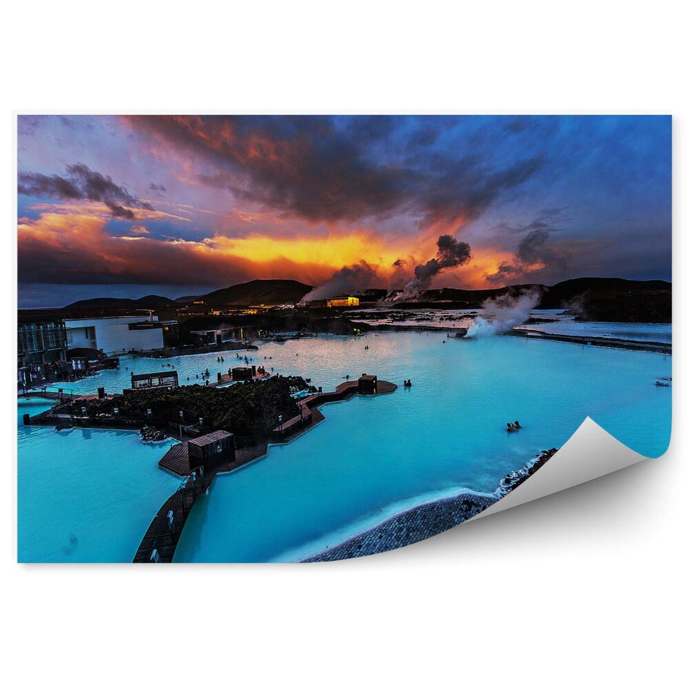Fototapeta na stenu Modrá Lagúna Voda Island Turisti
