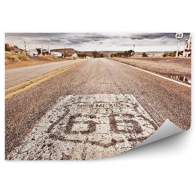 Fototapeta na stenu Stará Cesta 66 Ulica Zamračená Obloha