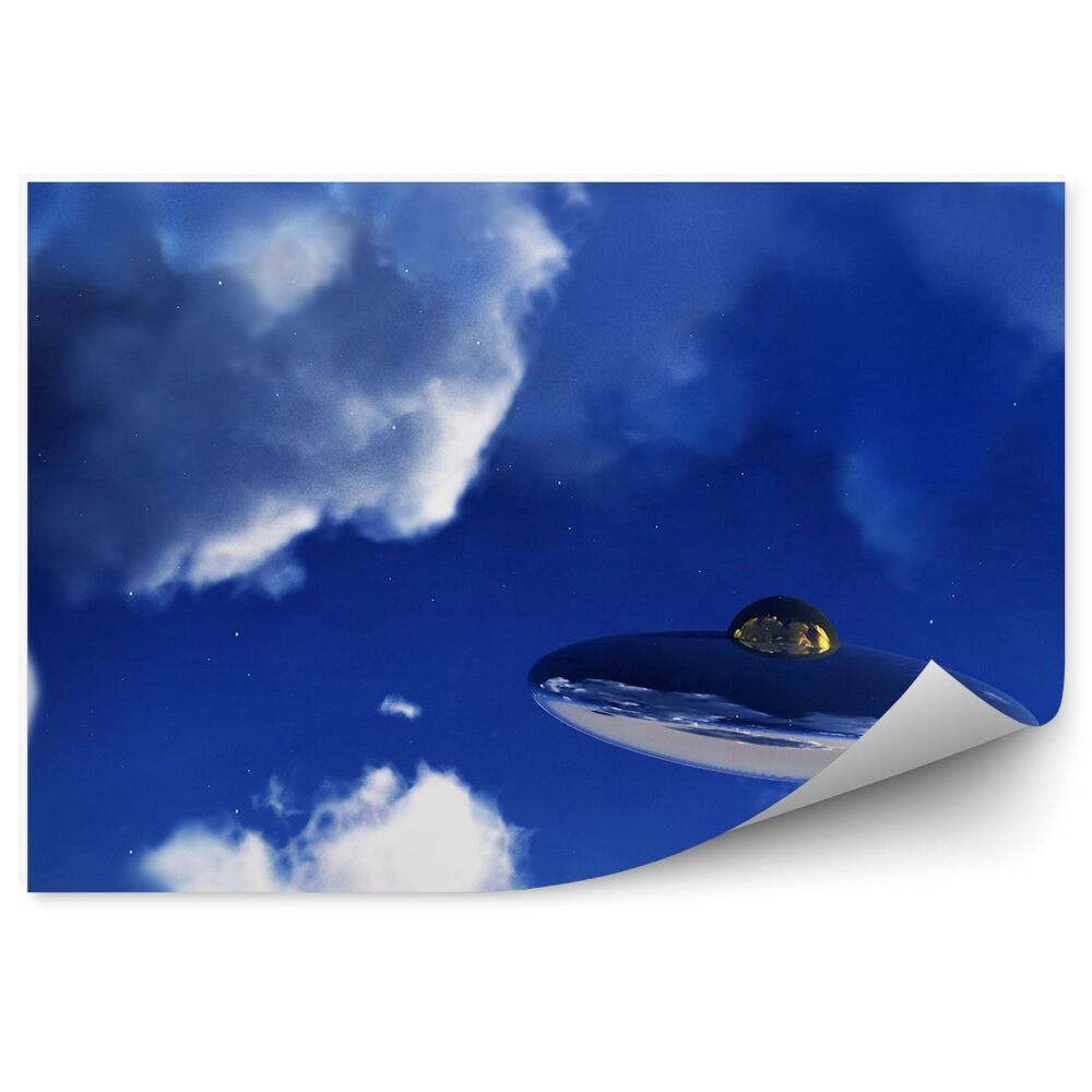 Fototapeta na stenu Ufo Vesmírna Loď Obloha Mraky Hviezdy