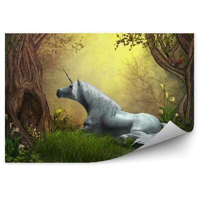 Fototapeta Jednorožec v lese