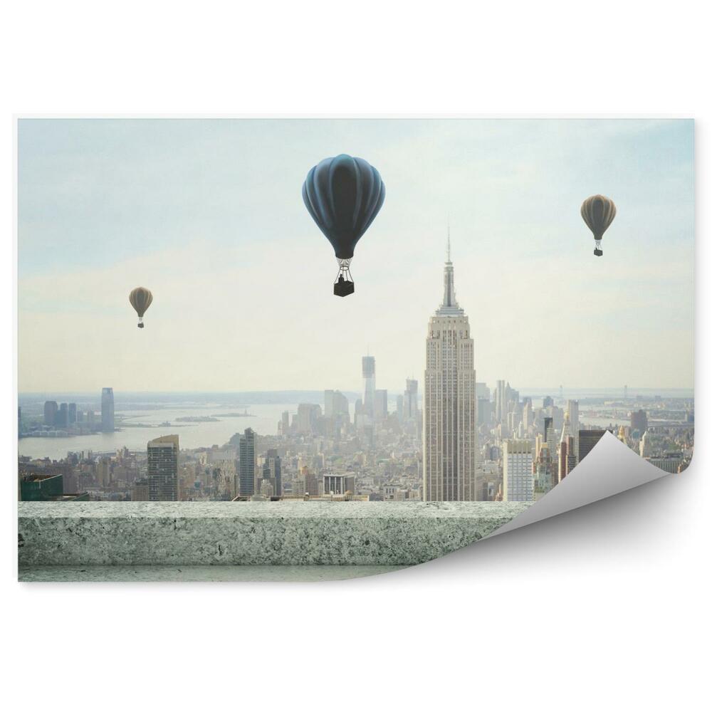 Fototapeta Balóny na panoráme mesta