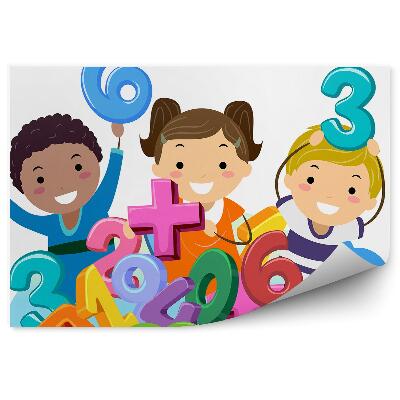 Fototapeta Čísla matematika šťastné deti čísla