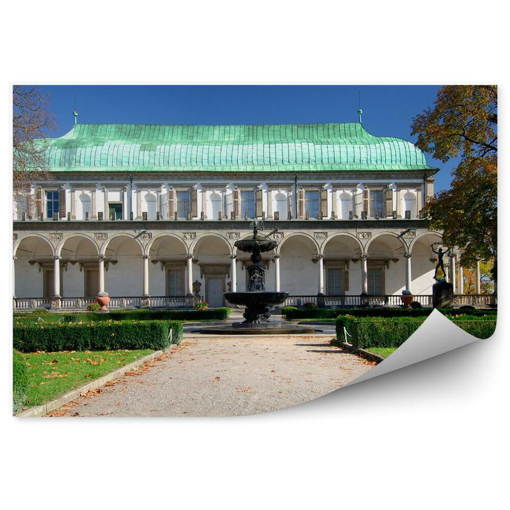 Fototapeta Česká záhrada fontána architektúra